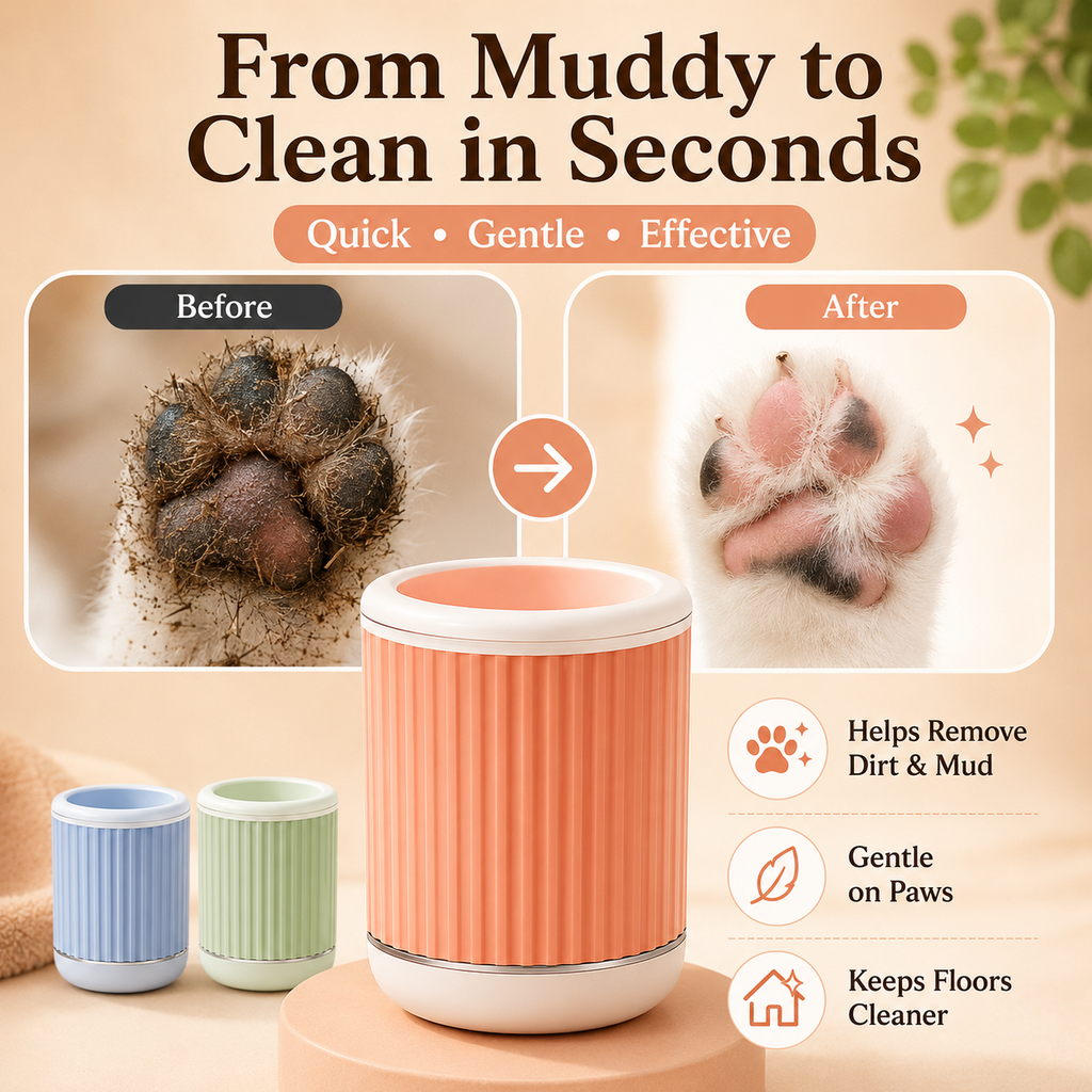 Pet Paw Cleaner Cup