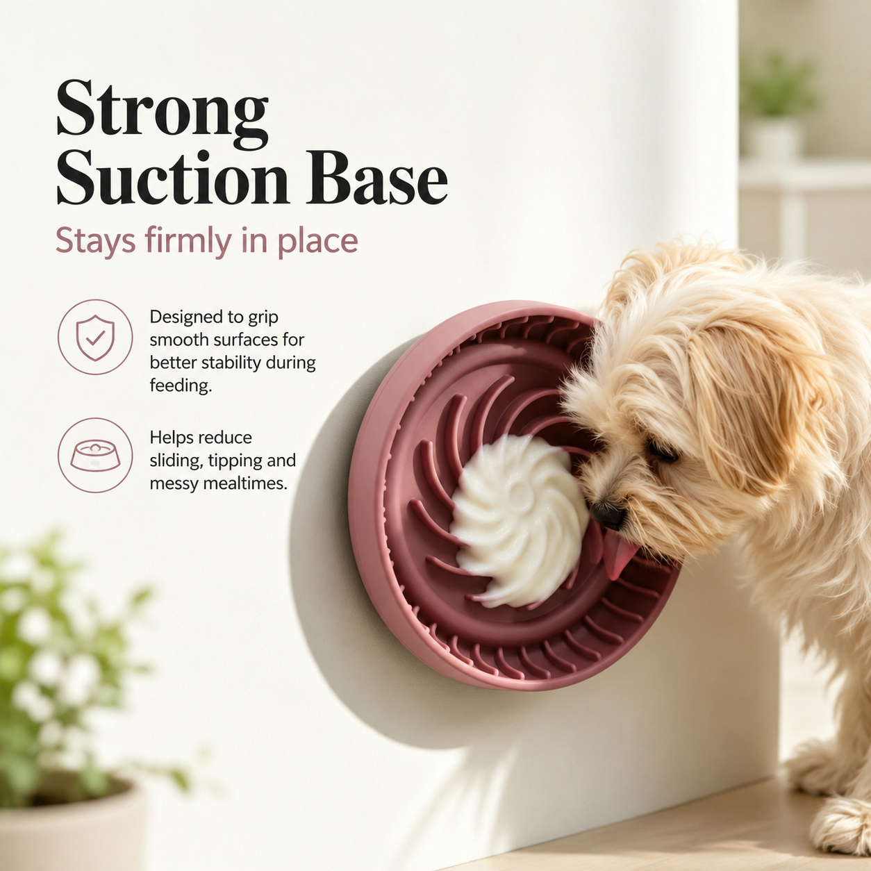 Silicone Slow Feeder Pet Bowl