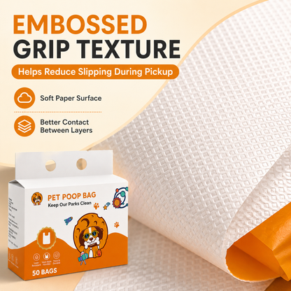 DOUBLE-LAYER THICKENED DOG WASTE PICKUP BAGS