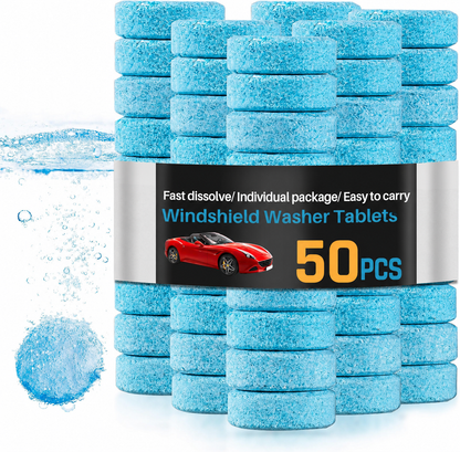 100Pcs Car Windshield Washer Fluid concentrate Tablets💧