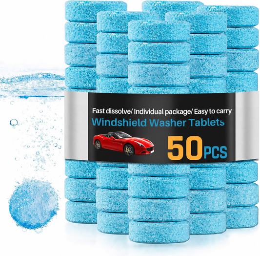 100Pcs Car Windshield Washer Fluid concentrate Tablets💧