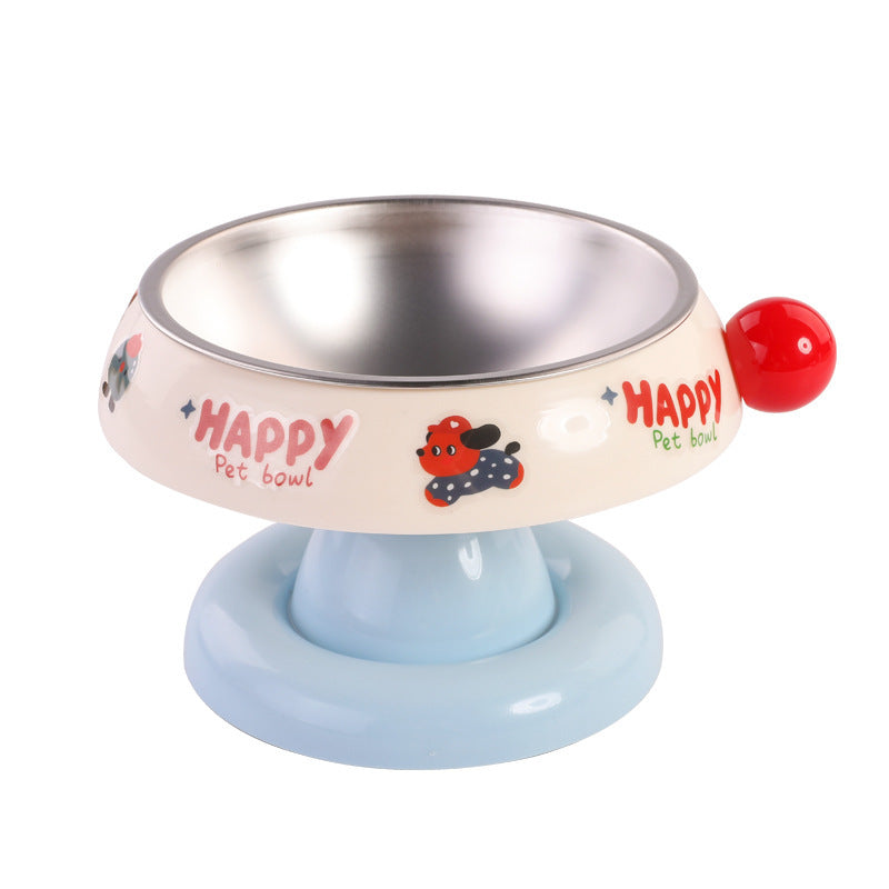Elevated Stainless Steel Pet Bowl